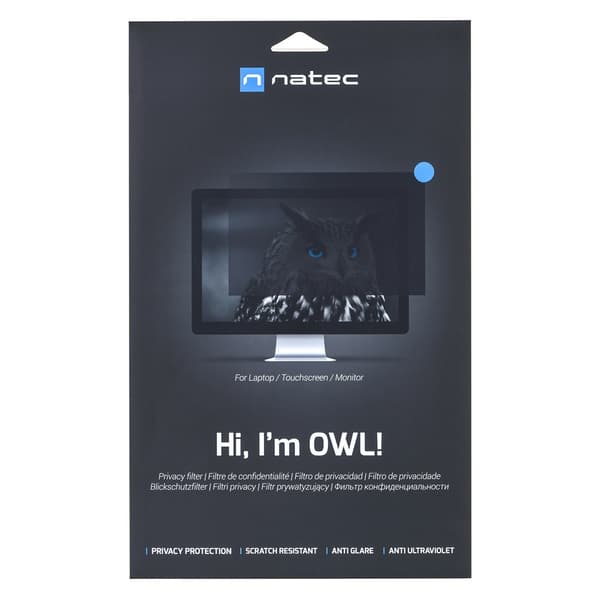 NATEC PRIVATISERINGSFILTER OWL 23.8 16:9