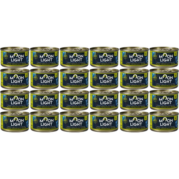 Moonlight Dinner nr 5 Kyckling, bläckfisk, grönsaker 24 x 80 g