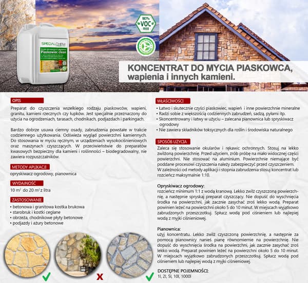 SPECIALCHEM Sandstenssæt 2L+2L