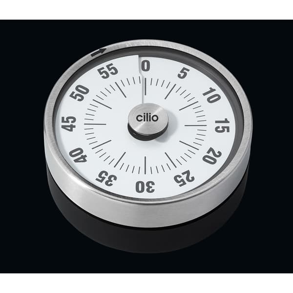 Cilio Pure timer med magnet, diameter 8x3 cm