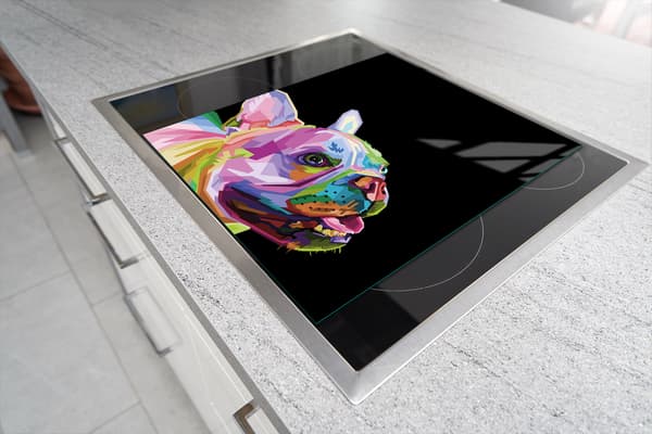 GLAS SKÄRBRÄDA 45x52 HUND