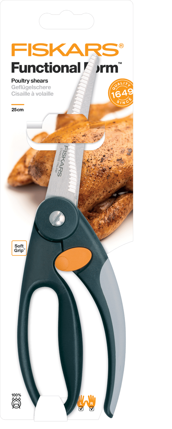 FISKARS FUNCTIONAL FORM Kana- ja siipikarjaleikkurit Keittiösakset