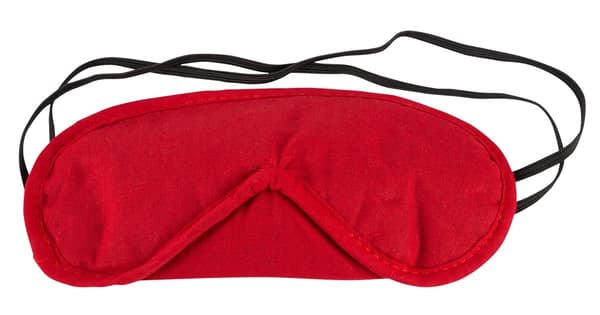 Cottelli ACCESSOIRES Silmänaamio 2 kpl musta ja punainen