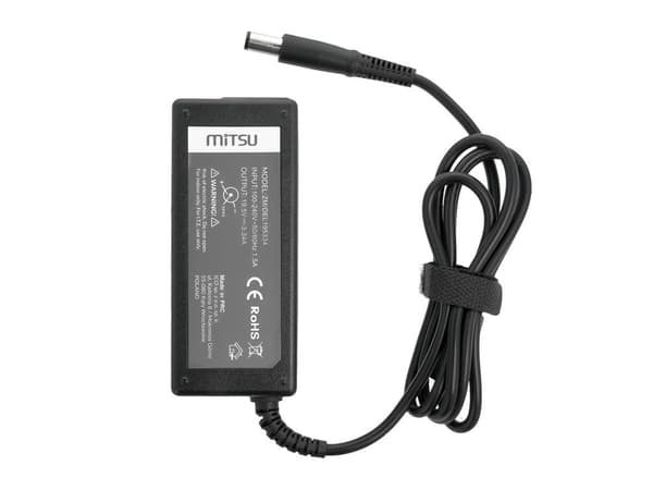 Mitsu 19,5V 3,34A (7,4x5,0-bens) 65W AC-adapter til Dell bærbar computer