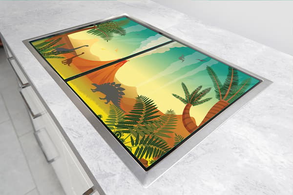 LASINEN SUOJALEVY LIEDELLE 90x52 VULCANO