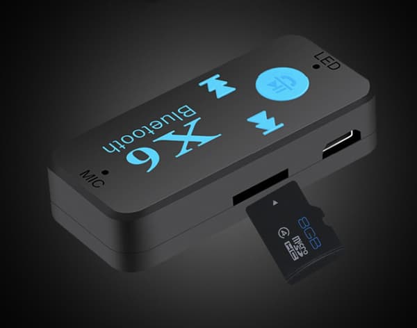 AUX MINI JACK-ADAPTER BLUETOOTH-LJUDMOTTAGARE