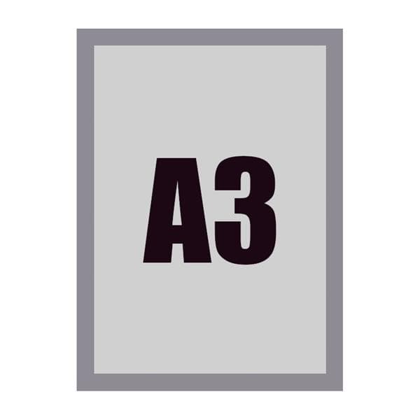 Magneettinen A3-kehys (hopea)