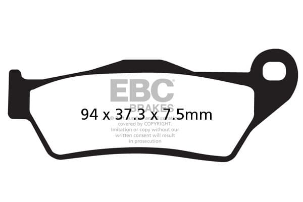EBC FA181V V-PAD jarrupalat (setti yhdelle levylle)