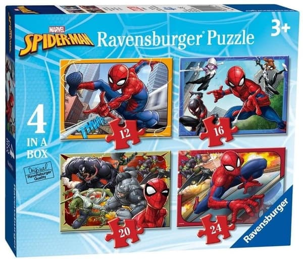 Spider-Man 4-i-1-puslespil