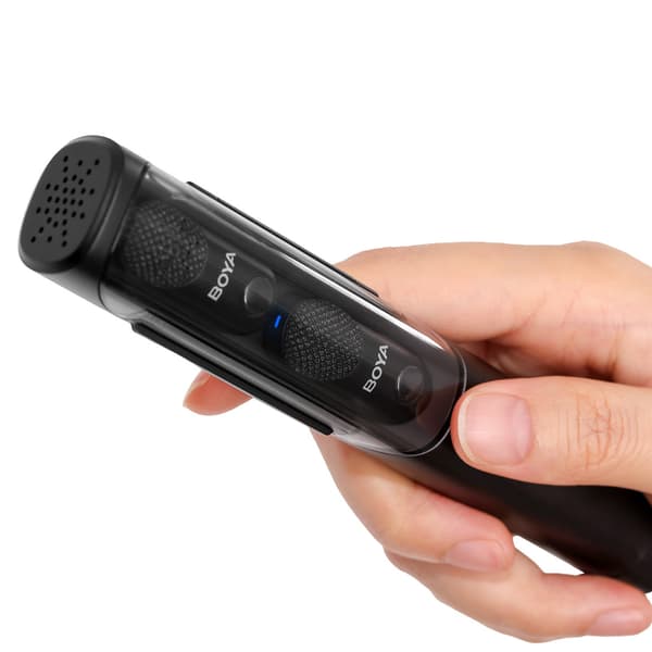 4-i-1 2,4 GHz USB-C trådløst mikrofonsæt MAGIC-02 - Sort