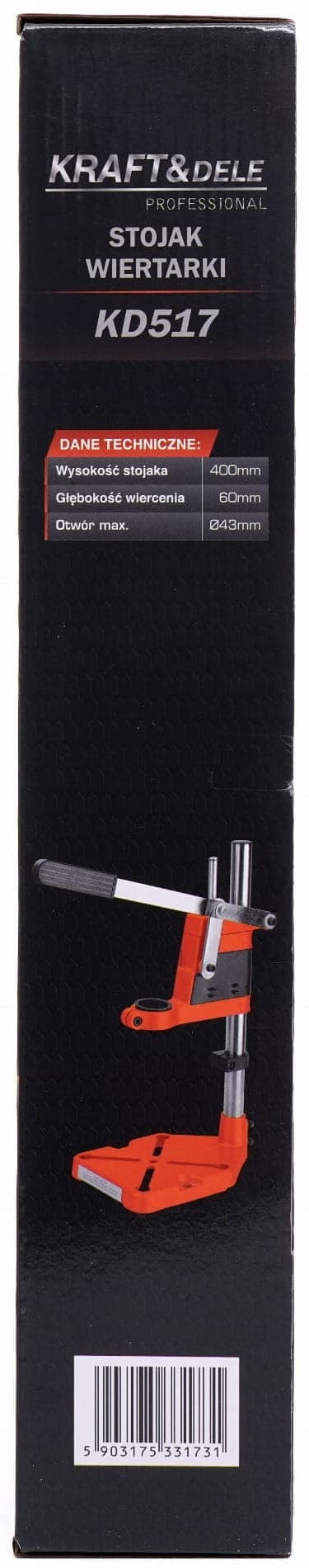 40 cm stabilt borrstativ | Kraft&Dele