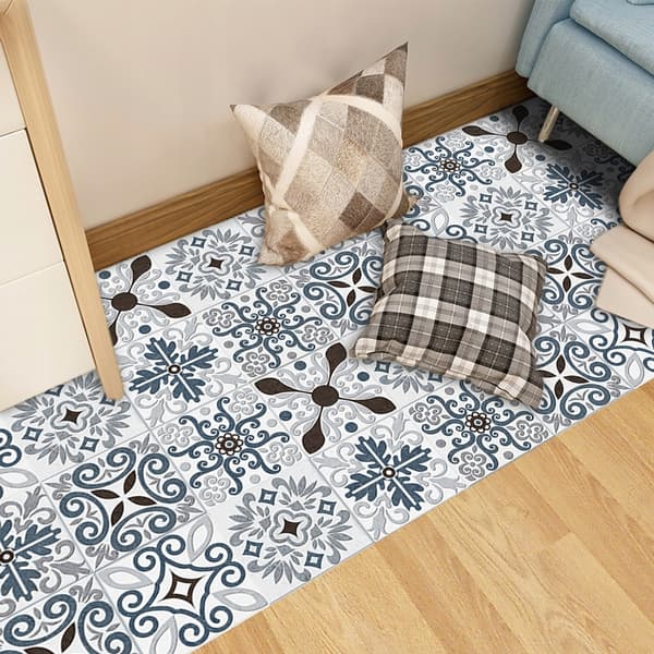 ZM självhäftande PVC-patchworkpaneler, set med 10 tapeter 20x20cm