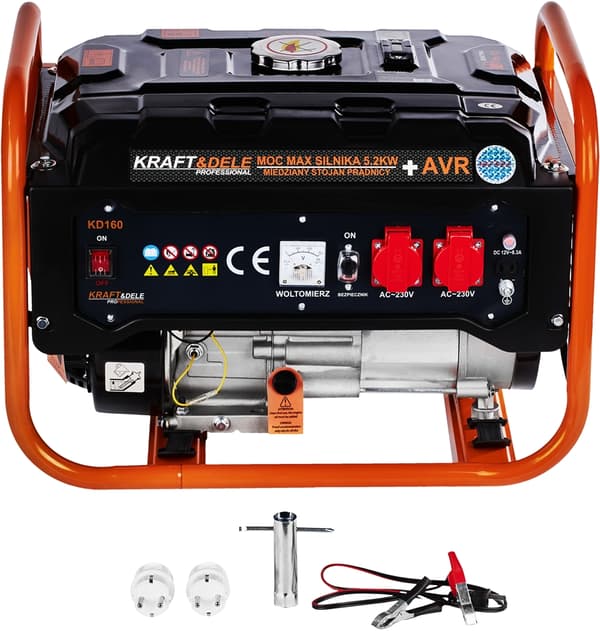 3500W effektiv strømgenerator | Kraft&Dele
