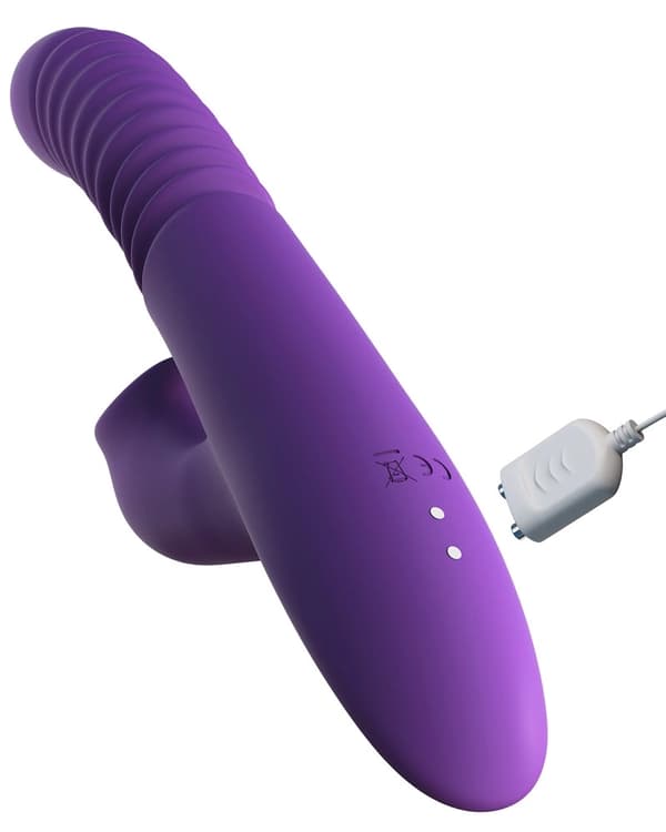 Fantasy For Her Bunny Vibrator med Stimulation og Varme 24cm