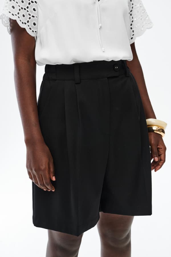 Rafii Bermudashorts Svarta Dam 42