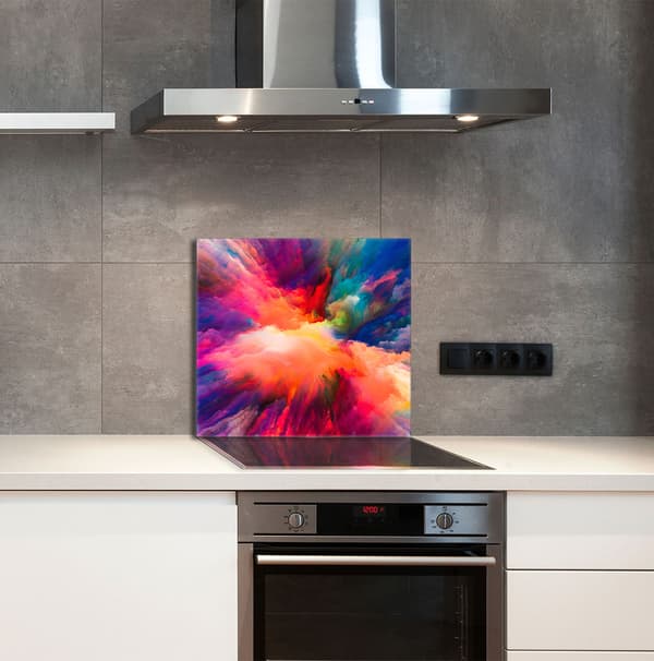 KEITTIÖN LASIPANEELI 65x60 Värikäs