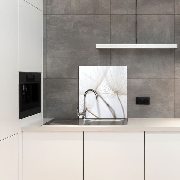 KEITTIÖN LASIPANEELI 60x65 Kukka