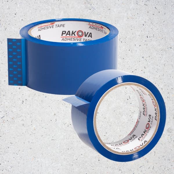 Pakova 48/50 blå förpackningstejp 3-pack