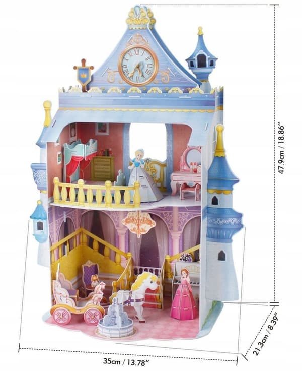 CUBIC FUN 3D-pussel Sagolikt dockhus 81 bitar P809h