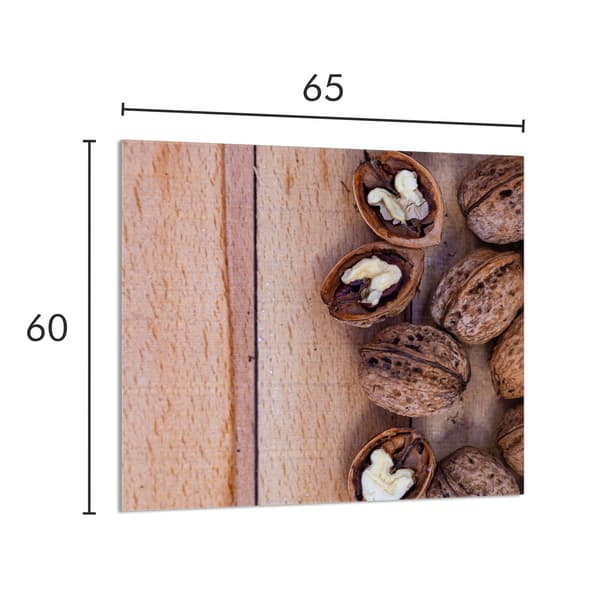 KEITTIÖN LASIPANEELI 65x60 PÄHKINÄT