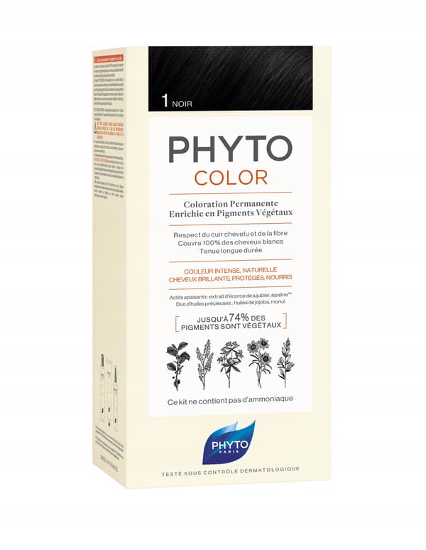 Phyto Color -hiusväri 1 musta