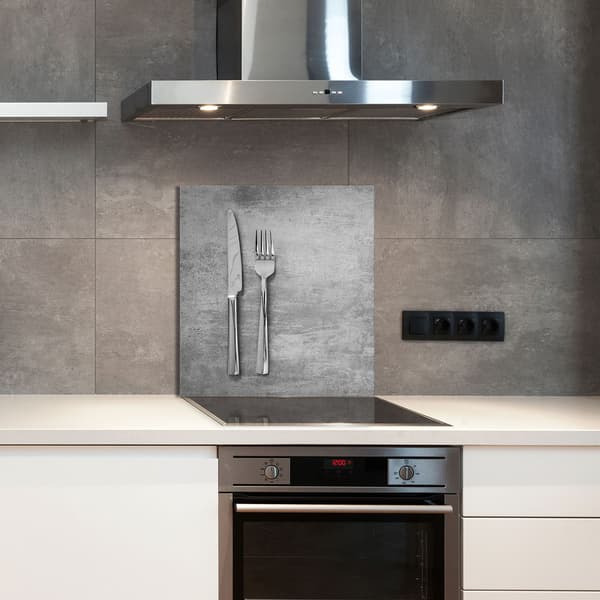 GLASPANEL FÖR KÖK 60x65 Bestick