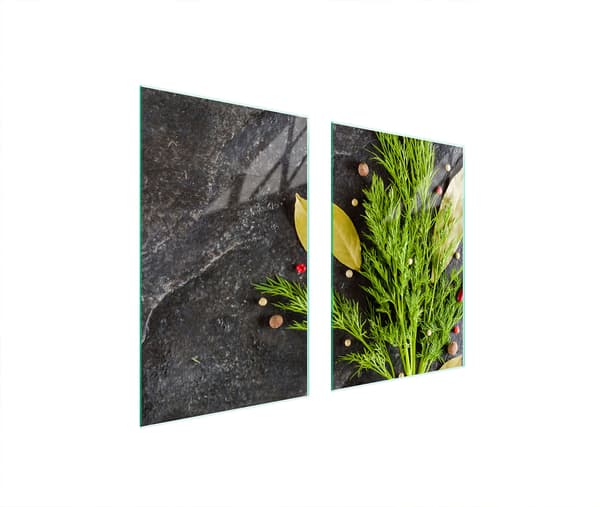 GLASSKYDDSPLÅT FÖR KÖK 65x52 KOPPAR