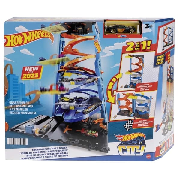 Hot Wheels City Transformerende Racing Tower