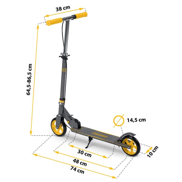 Ricokids Kodi Scooter Grå og Orange