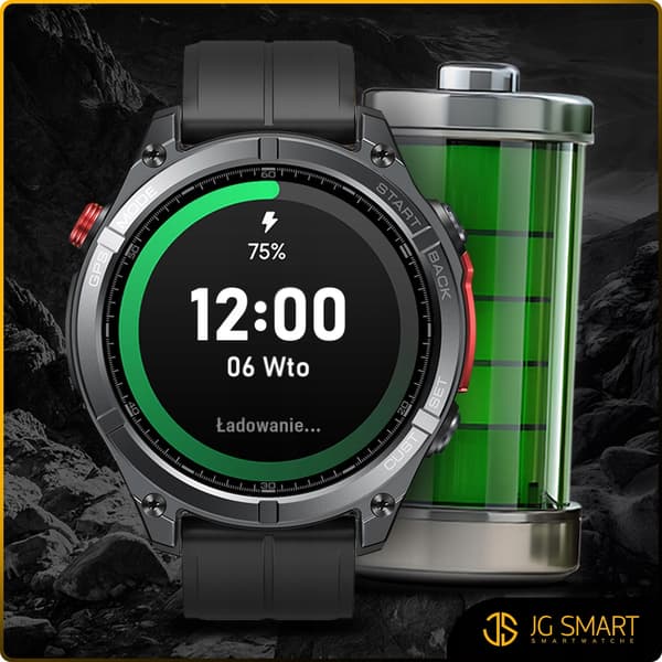 SMARTWATCH VERTIX - CZARNY