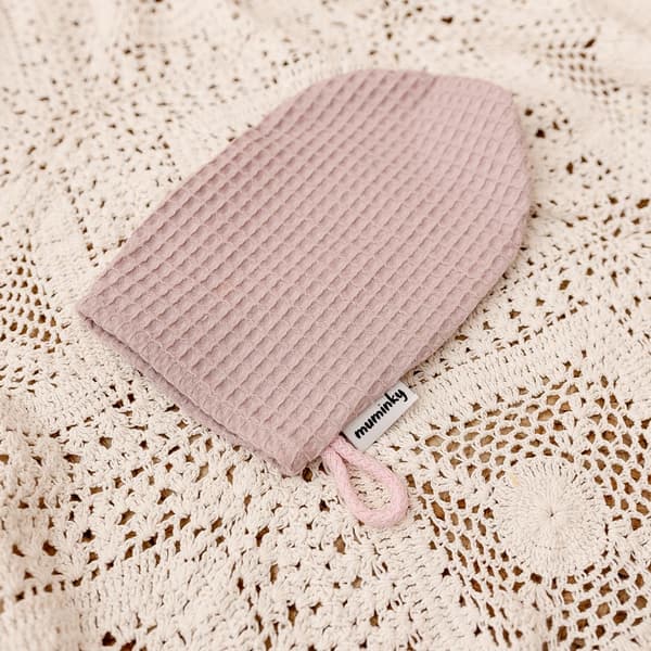 Vaffelklud | Støvet pink