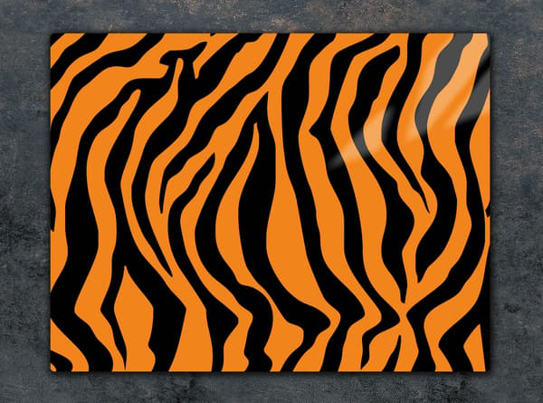 GLAS SKÄRBRÄDA 52x40 TIGER