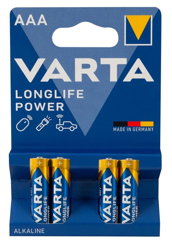 Varta-paristot LR03 AAA 10x4