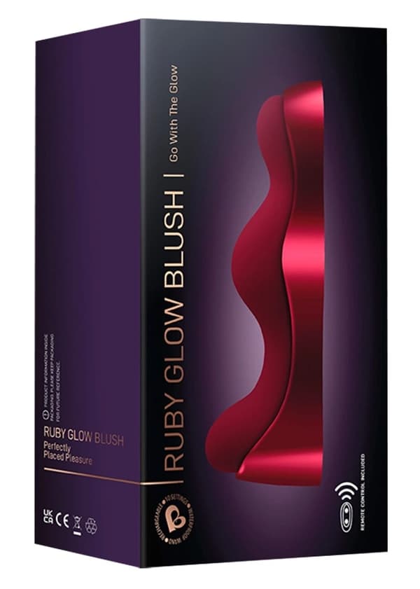 Rocks Off G-punkts- og klitorisvibrator Ruby Glow Blush