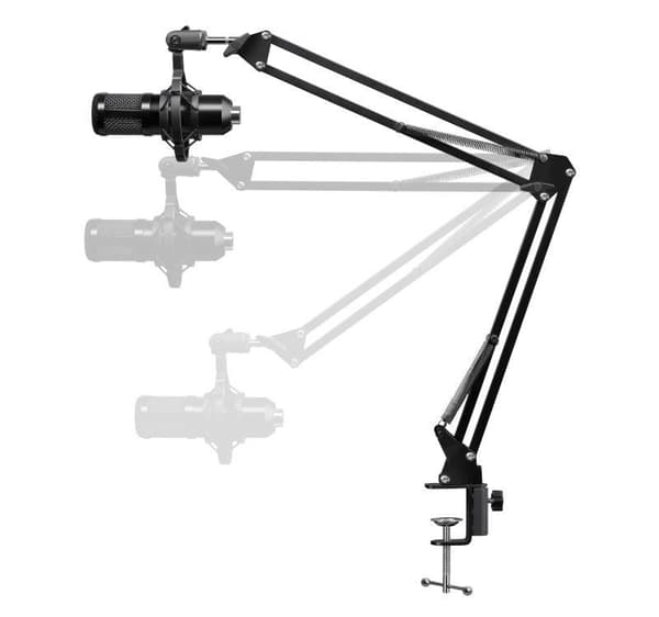 Defender SPACE GMC 450 kablet mikrofon med STREAM USB streamingstativ
