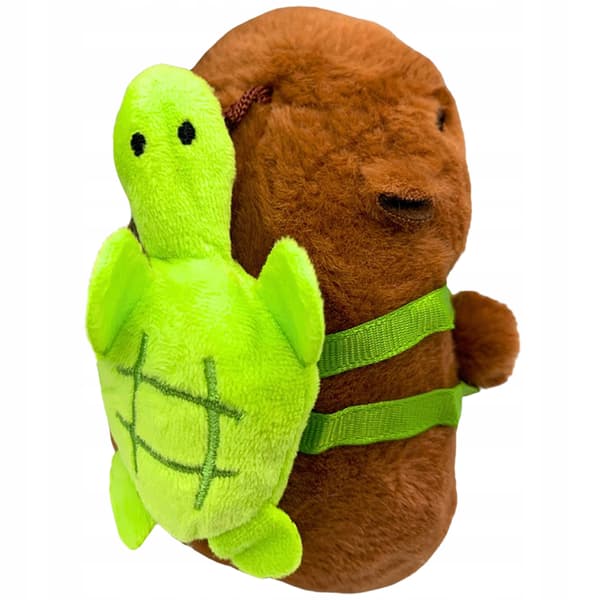 SÖPÖ VAPYBARA-avaimenperä, pehmo, iso, reppumaskotilla