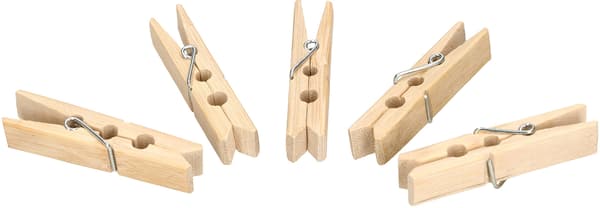 Puiset klipsit, 30 kpl, 6 cm