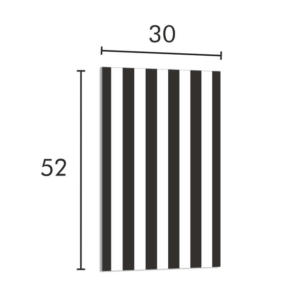 LASINEN LEIKKUULAUTA 30x52 Raidat