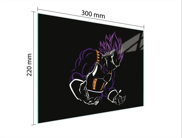 SKÄRBRÄDA I GLAS 30x22 ANIME