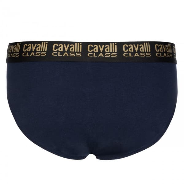CAVALLI CLASS 2-PACK MARINBLÅ Herrkalsonger - Storlek: M