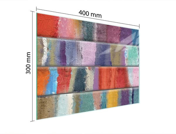 GLAS SKÆREBRÆT 40x30 FARVE