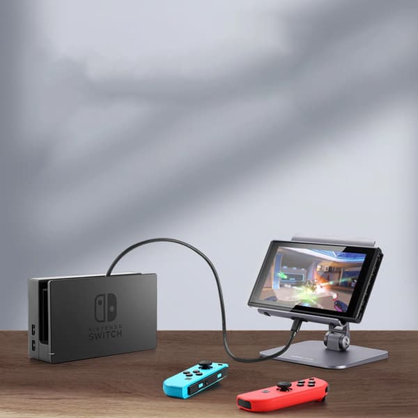 USB-C PD QC Förlängningskabel 100W 5A 10Gbps 0,5m - Grå
