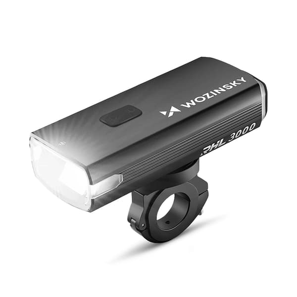 Forlygte med USB-C kabel 3000 lm - sort