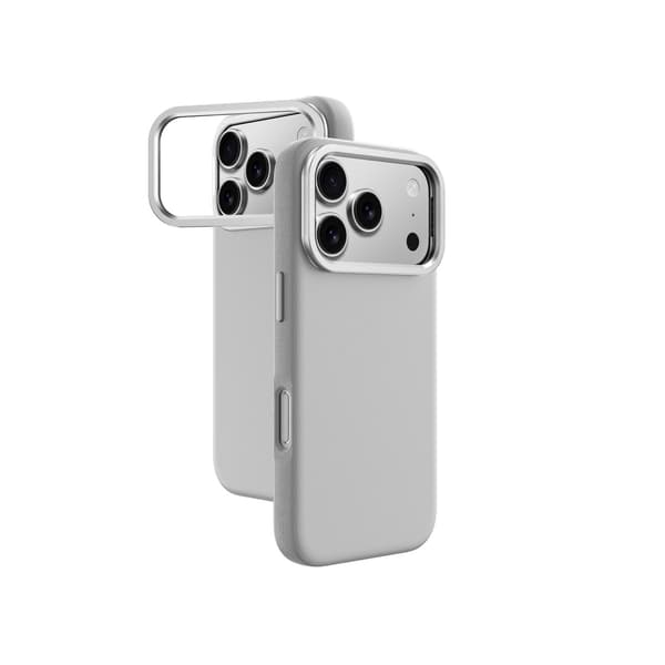 iPhone 17 Pro Max Glamour-cover med stativ - Grå