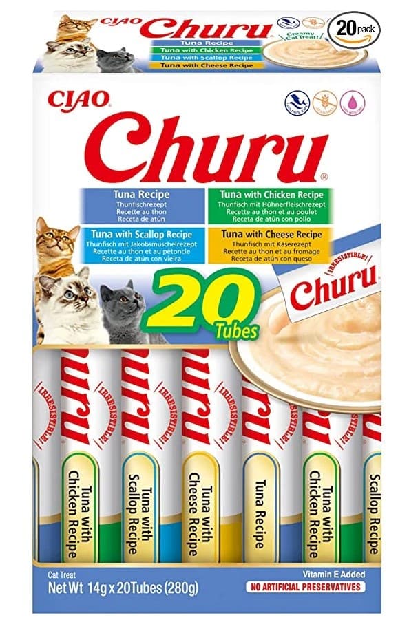 INABA CHURU våtfoder för katter delikatessmix 60x14g