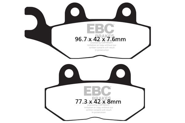 EBC FA214 bremseklodser (sæt til 1 skive)