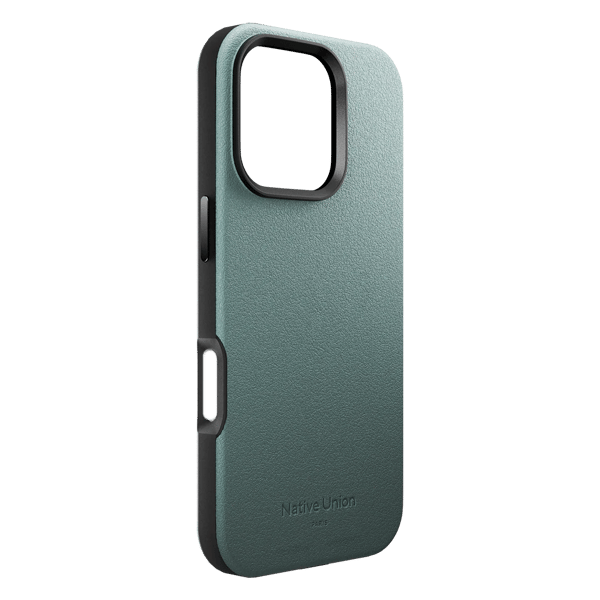 Native Union Active Case - etui til iPhone 16 Pro kompatibelt med MagSafe (skifergrøn)