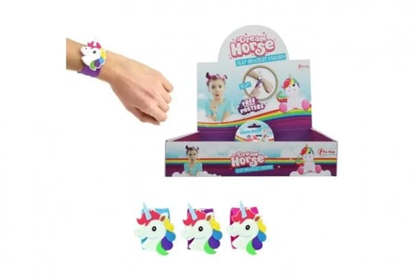 SILIKON ENHÖRNINGS CLIP-ON WRAP-ARMBAND