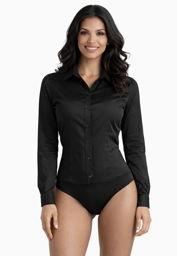 M1291 bodysuit sort størrelse M
