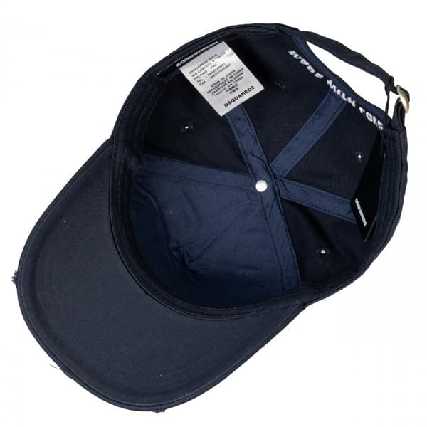 DSQUARED2-merkkinen NAVY BLU -lippalakki